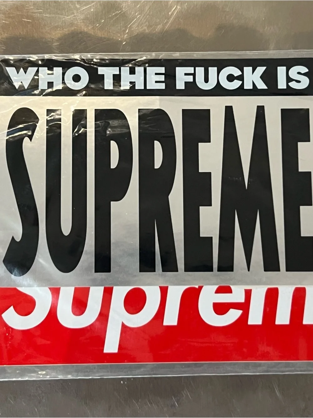 Supreme Royal Blue Crossbody Pouch & Stickers